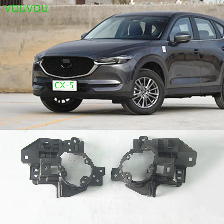 Car accessories KB8B-51-684 body parts front bumper grille fog lamp frame bracket for Mazda CX-5 2017-2021 KF cx-8 2018-2023 KG