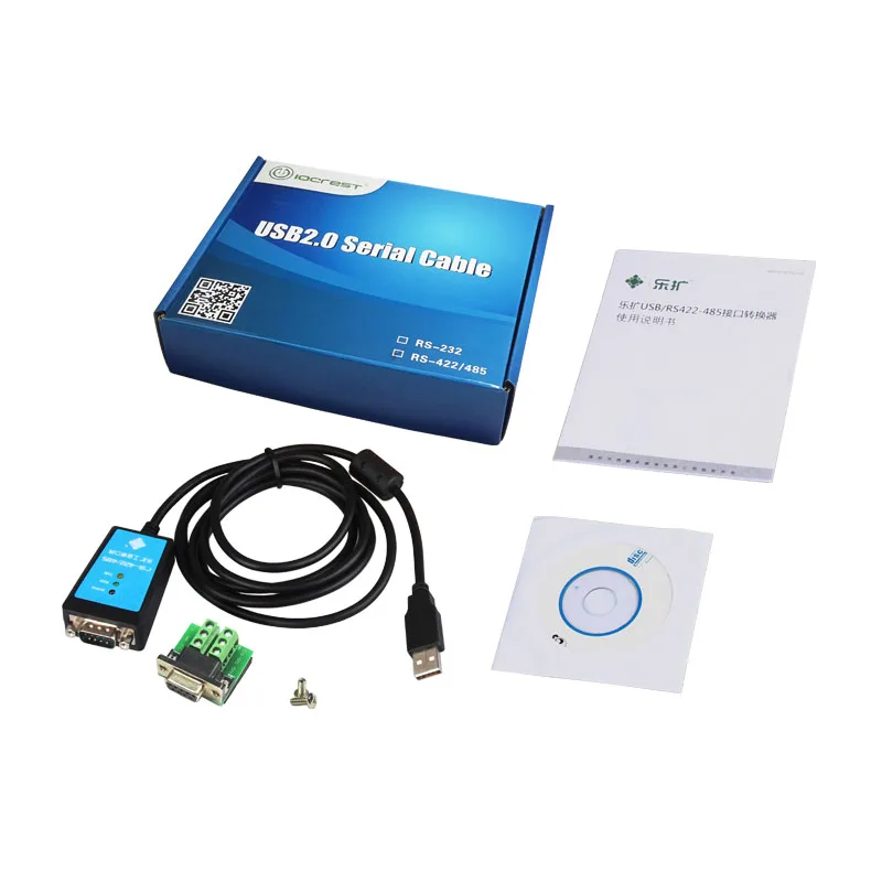 Usb para rs422/485 cabo serial rs232 com terminal rs422 rs485 porta serial ao conversor de comunicação adaptador usb 180cm ftdi chip