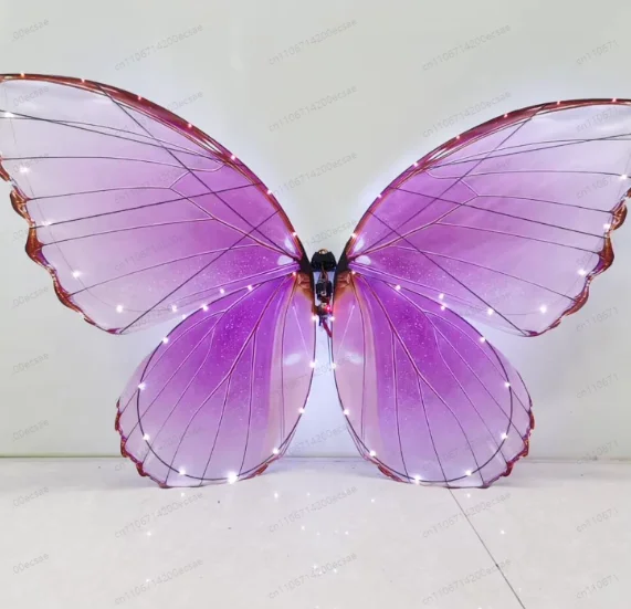 

Remote control bionic butterfly commercial performance butterfly lights plus white lights to fly in hand