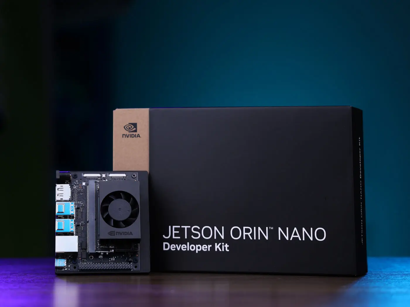 

NVIDIA Jetson Orin Nano Developer Kit 8GB 67 TOPS AI Module with WiFi USB 3 2 Gen 2 and M 2 Key M SSD Slot