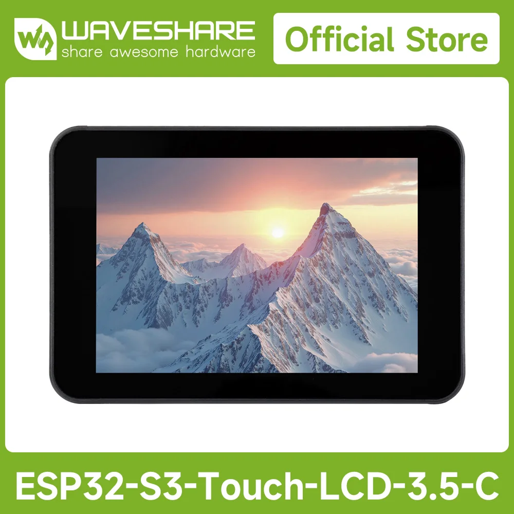 Waveshare ESP32-S3 3,5-calowy pojemnościowy wyświetlacz dotykowy Płytka rozwojowa typu B, 320×480 Wi-Fi Bluetooth 5, ESP32 z wyświetlaczem — zdjęcie produktu 7