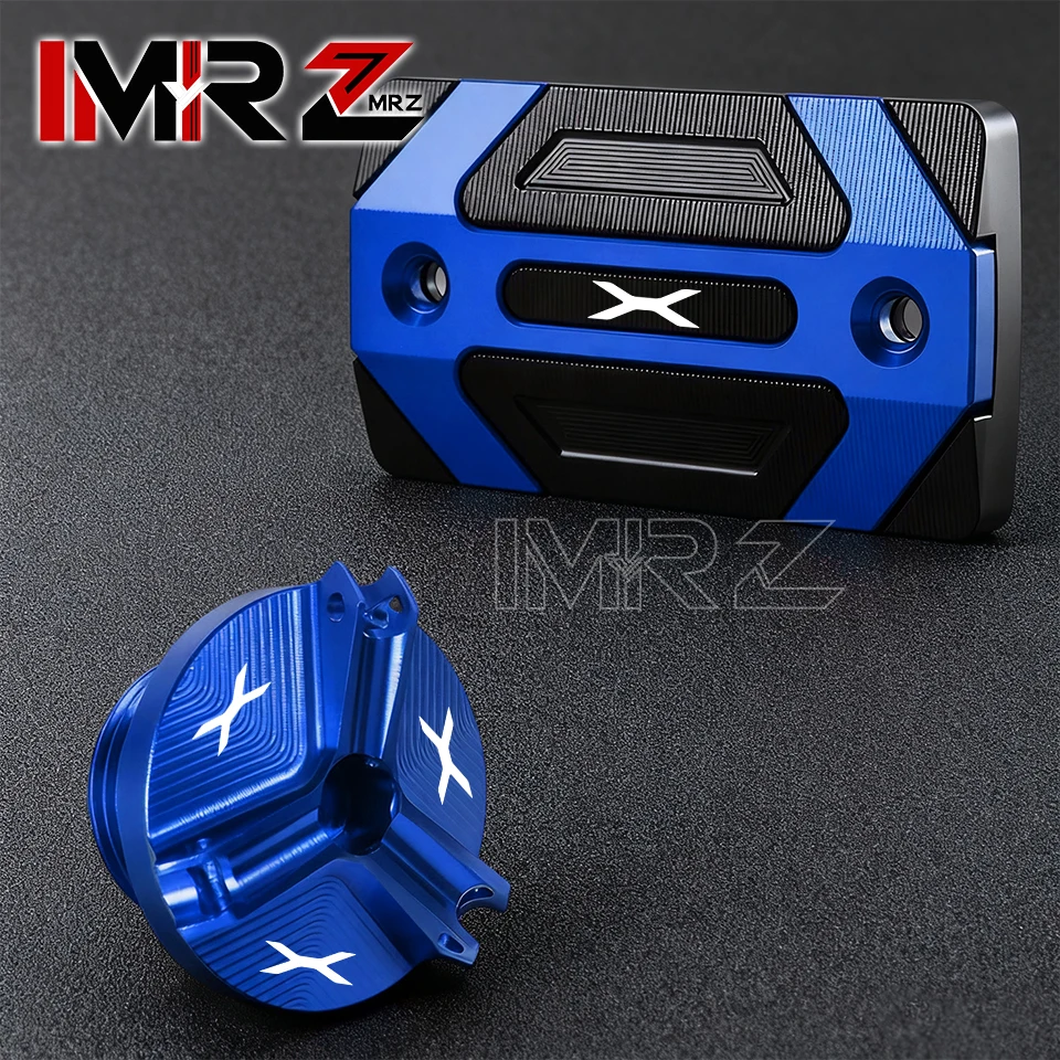 For GSXS GSXR GSX-S GSX-R 600 750 1000 8S 8R GSX8S GSX8R Front Brake Fluid Reservoir Engine Plug Oil Filler Trie Valve Cap Cover
