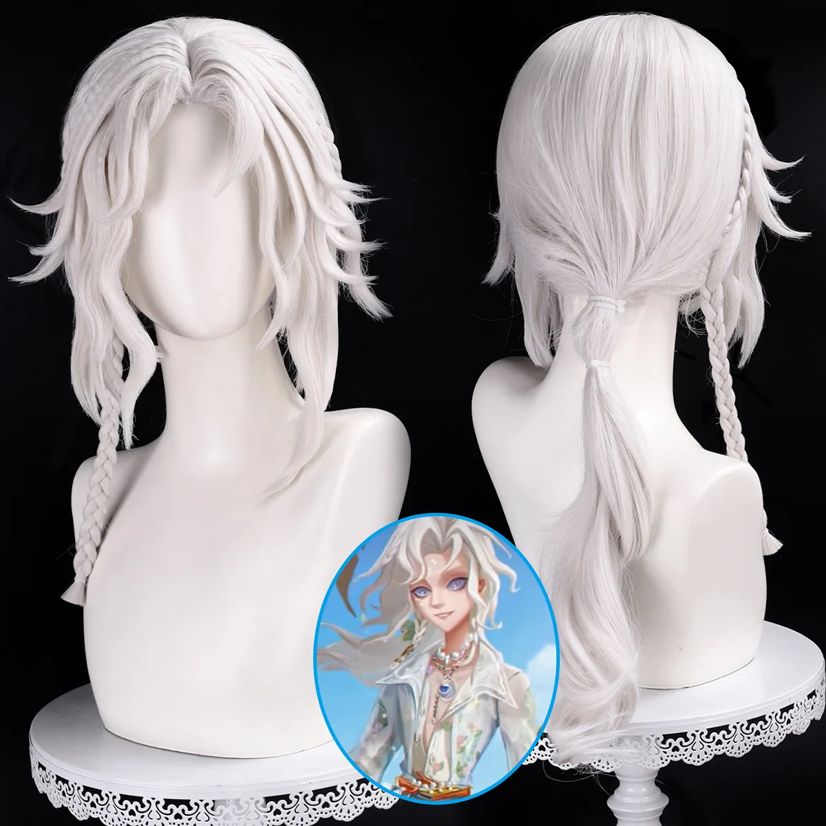 

Synthetic Long Wavy Cosplay Wig Natural Hairline Glueless Daily Party Costume Heat Resistant Fiber