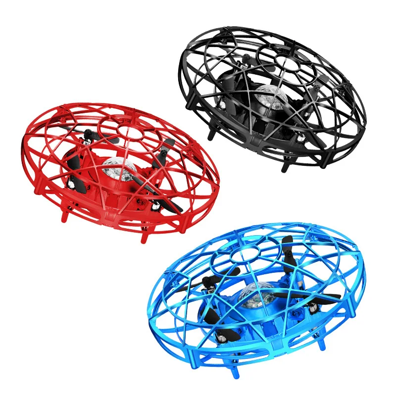 Mini Ufo Flying Toy For Kids Spinner Toys For Boys Quadcopter Rc Drone Electric Infrared induction Flysky