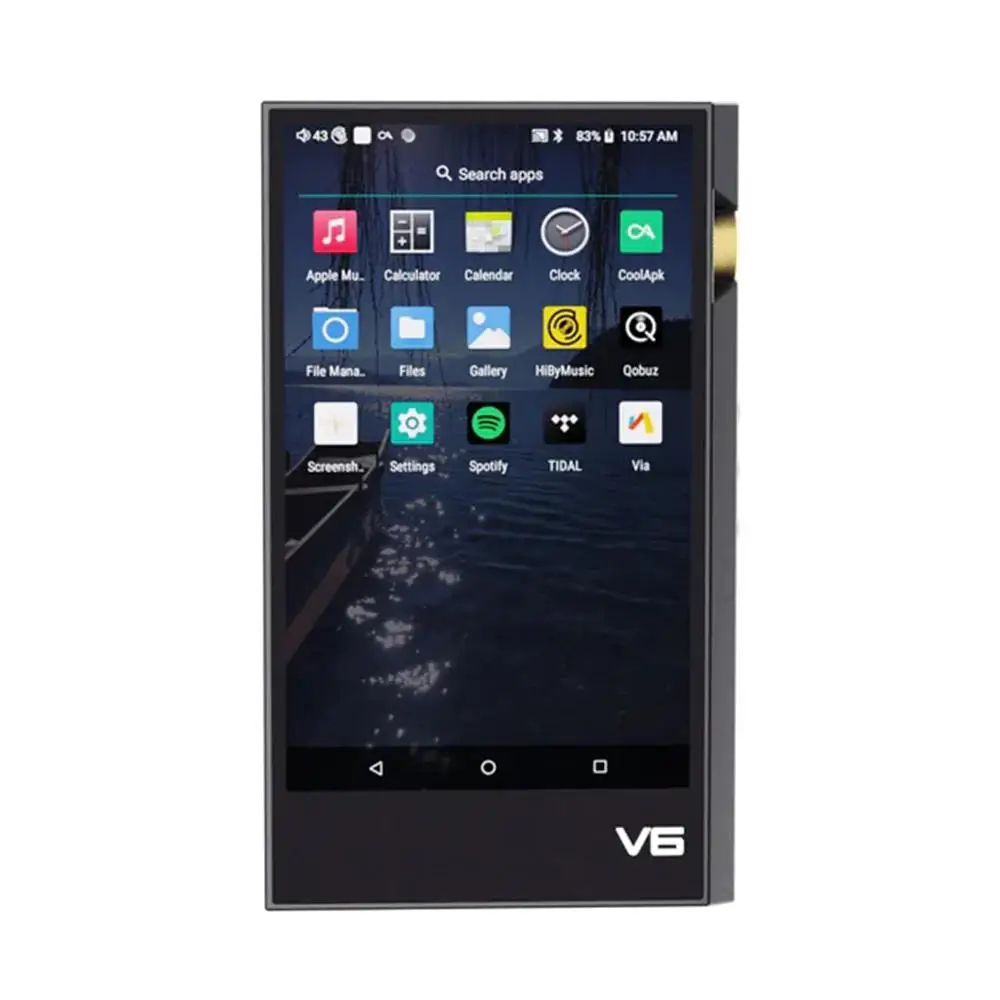 مشغل موسيقى من TempoTec V6 DAP يعمل بنظام الأندرويد عالي الدقة مشغل موسيقى MP3 محمول ثنائي AK4493SEQ DAC DSD512 واي فاي ثنائي الاتجاه MQA مدال سبوتيفي