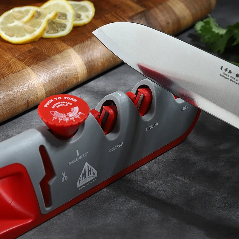 Multifunctionele 4In1 Messenslijper Verstelbare Hoek Keuken Schaar Professionele Slijpmachine Cutter Wiel Slijpgereedschap
