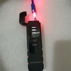 NEW VFL 15Km Red Optical Fiber Pen Optical Fiber Fault Locator FTTH Fiber Optic Test USB charge LED lighting pen
