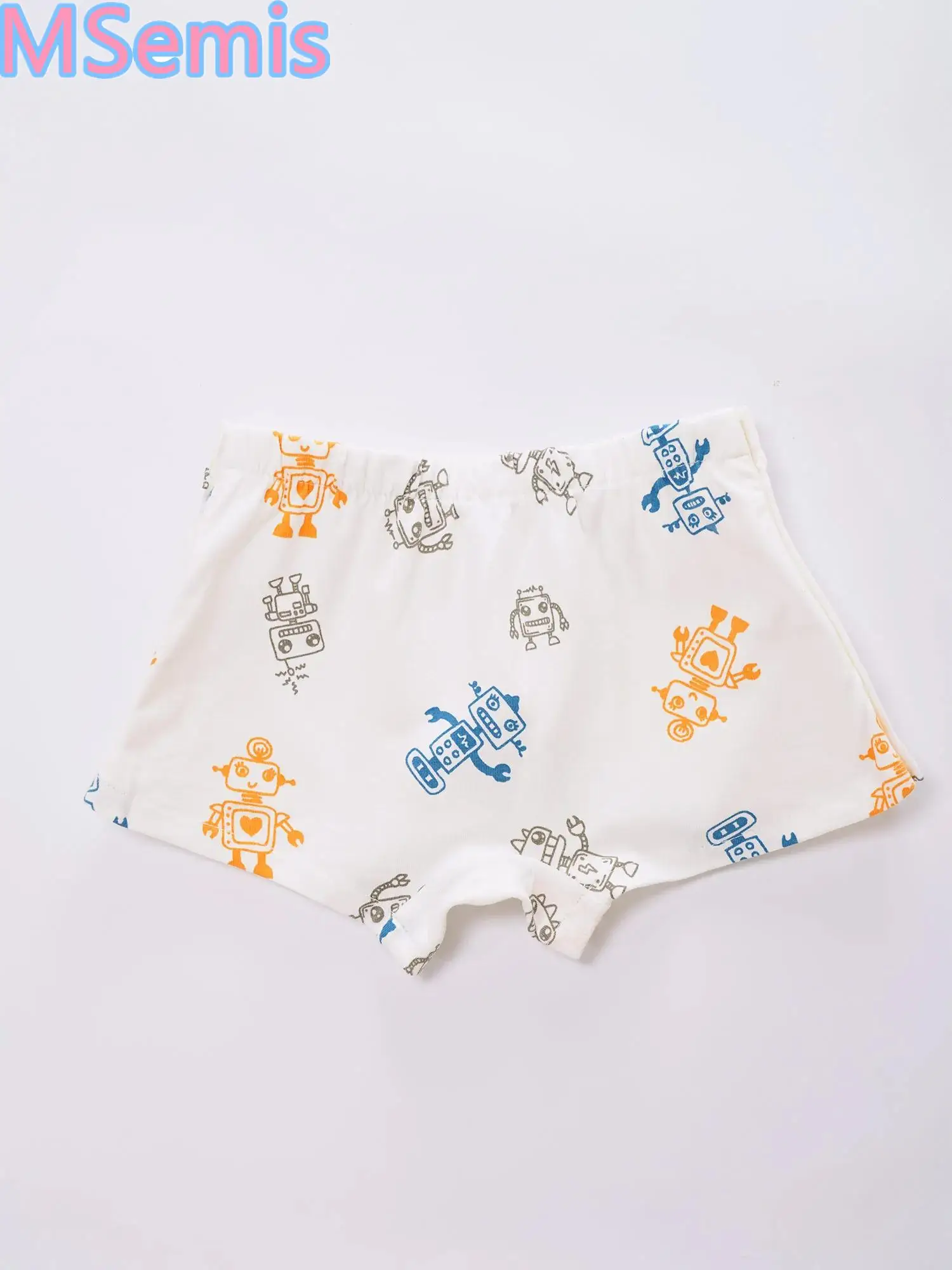 Kids Boys Cute Printed Panties Full-open Underpants Hook-and-loop Fastener Elastic Waistband Postoperative Care Underwear