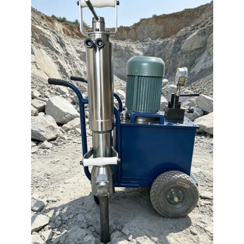 Natural Stone Processing Diesel Hydraulic Rock Splitter Stable Hydraulic Stone Separator Granite Marble Quarry Machinery