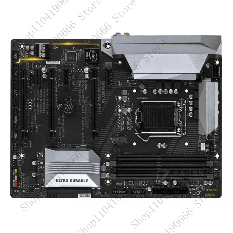 ZZ  FOR Gigabyte GA-Z270X-UD3 Motherboard LGA 1151 Intel Z270 DDR4 DIMM USB3.1 ATX