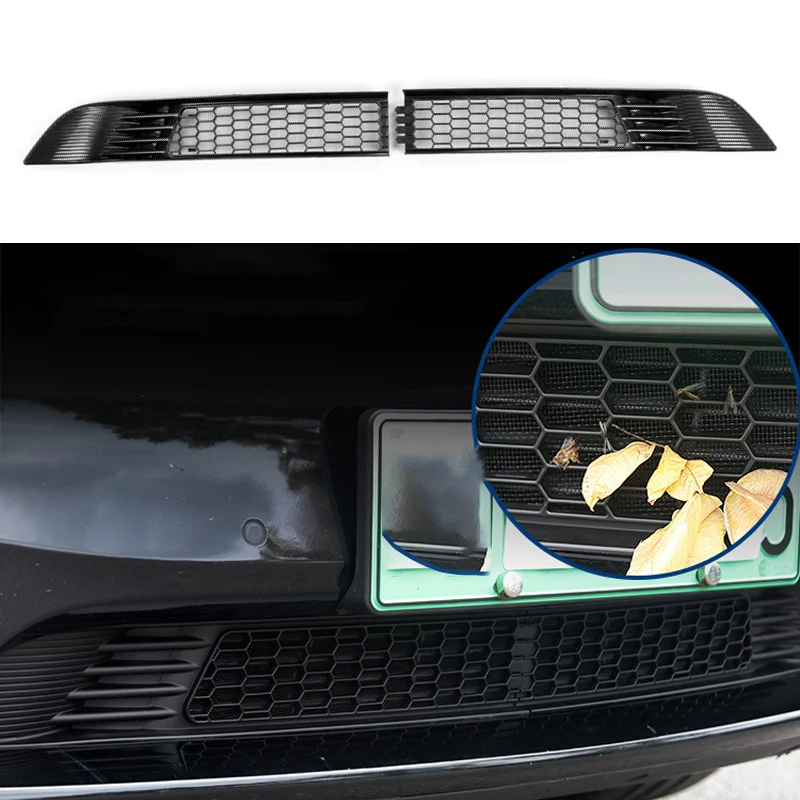 Car Lower Bumper Anti Insect Net For Tesla Model 3 Y 2017-2022 Anti Dust Proof Inner Vent Grille Cover Net Accessories