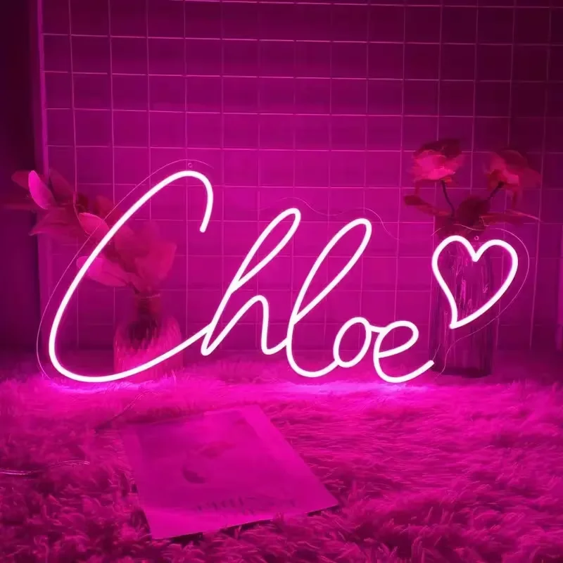 Custom Neon LED Name Lights, Personalized Gifts for Wall Decoration or Bedroom Decoration, Christmas and Birthday Gifts