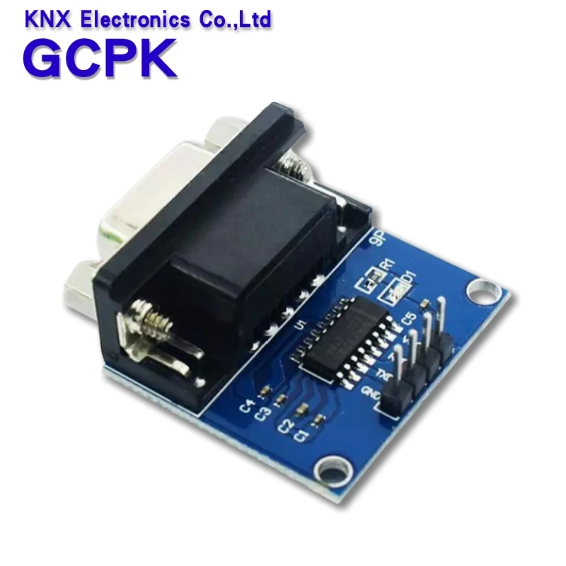 1pcs MAX3232 RS232 to TTL Serial Port Converter Module DB9 Connector MAX232 new