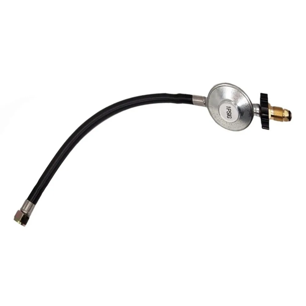 Low Pressure Propane Regulator Kit Featuring 3/8 Flared Male and 1/2 NPT Female Connections for LP Tank to Grill or Stove