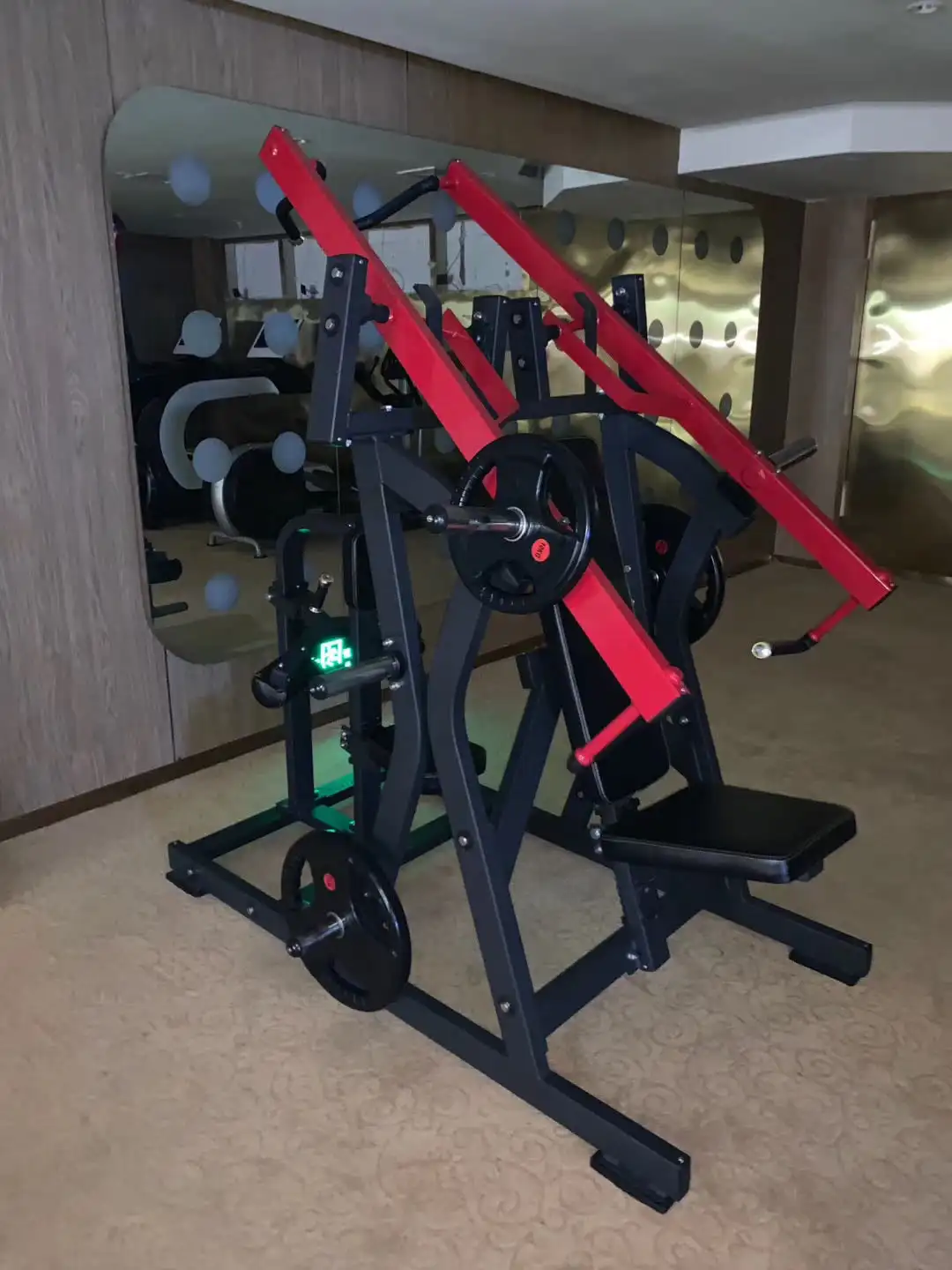 Steel Plate Loaded Gym Machine Lateral Front Lat Pulldown Fitness Training Equipment