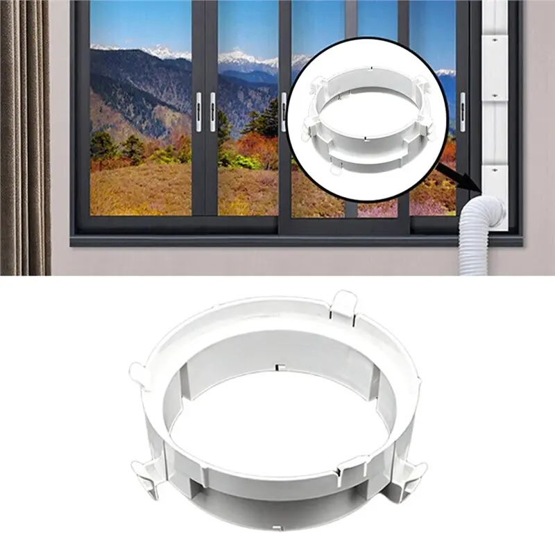 [B25B!】 AC Exhaust Hose Coupler For Midea KY-25 KY-35 150Mm For Portable Air Conditioner Window Adapter Connector Tube