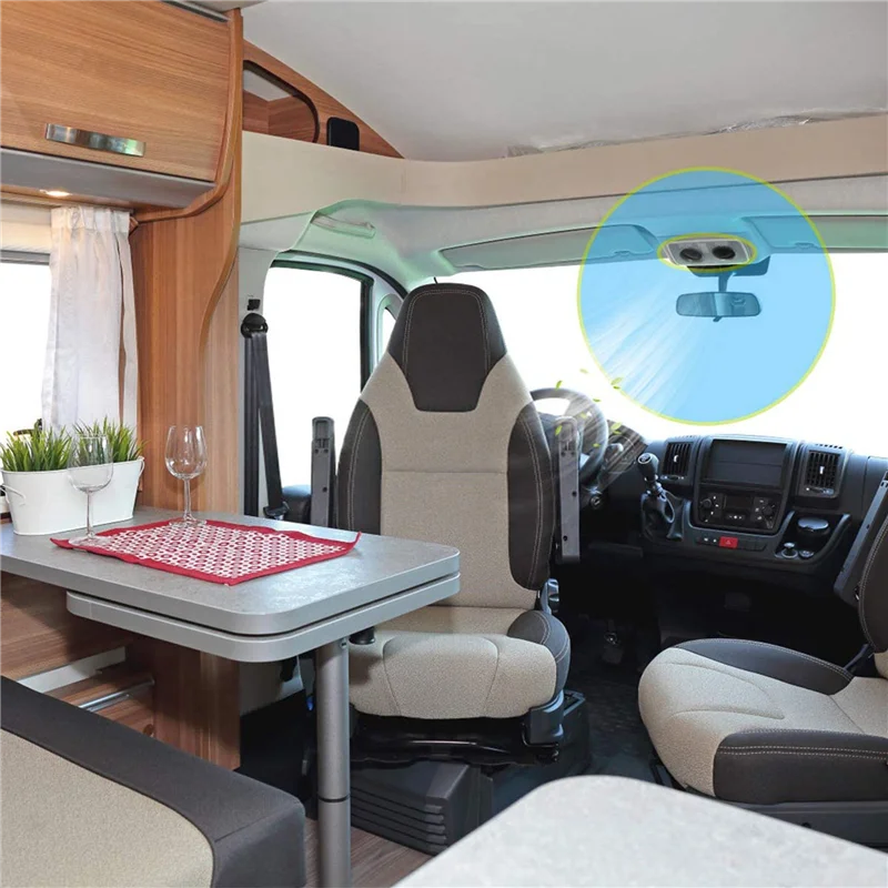 

4 шт., дефлектор для кондиционера на колесах, вытяжная решетка с жалюзи для автомобиля, лодки, яхты