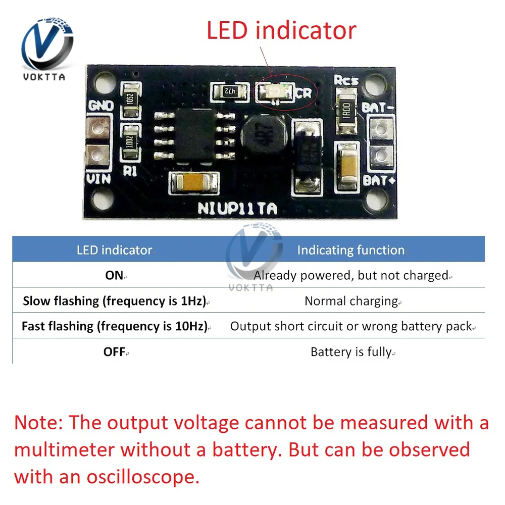 1-8S NiMH NiCd Battery Special Charger Module 1.2V 2.4V 3.6V 4.8V 6V 7.2V 8.4V 9.6V USB Power Supply Short Circuit Protection