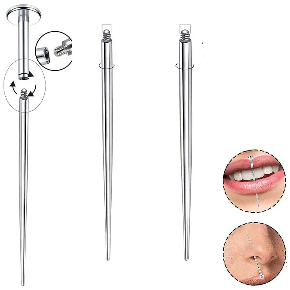 Stainless Steel Piercing Taper Tool Earring Applicator Earring Tool Earring Applicator Piercing Kit Professional