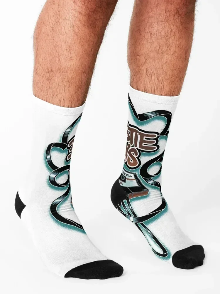 check your head Socks men cotton high quality bright garter floor Soccer Socks Female Men's