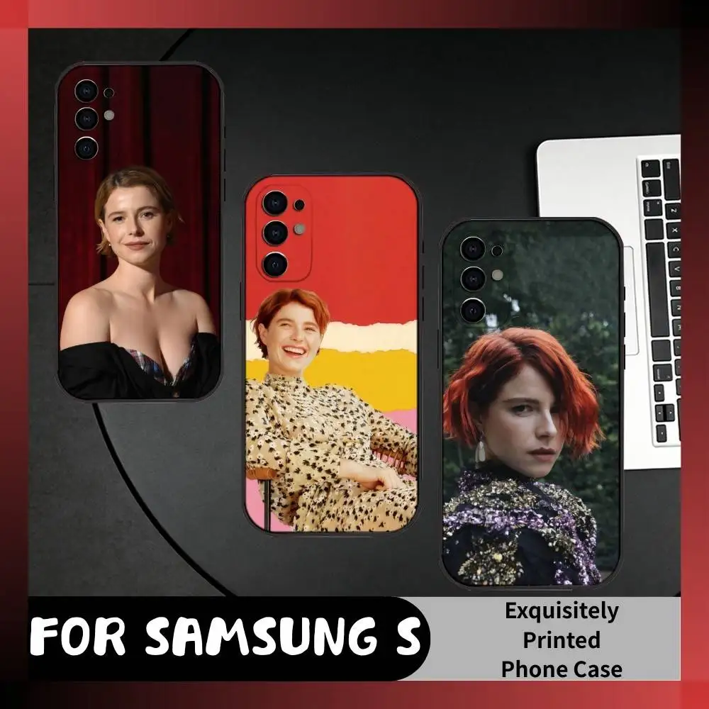 

Actor Beatuy-J-Jessie B-Buckley-y Phone Case For Samsung S25,S24,S21,S22,S23,S20,Ultra,S26,Plus,Fe,Note,5G Black Cover
