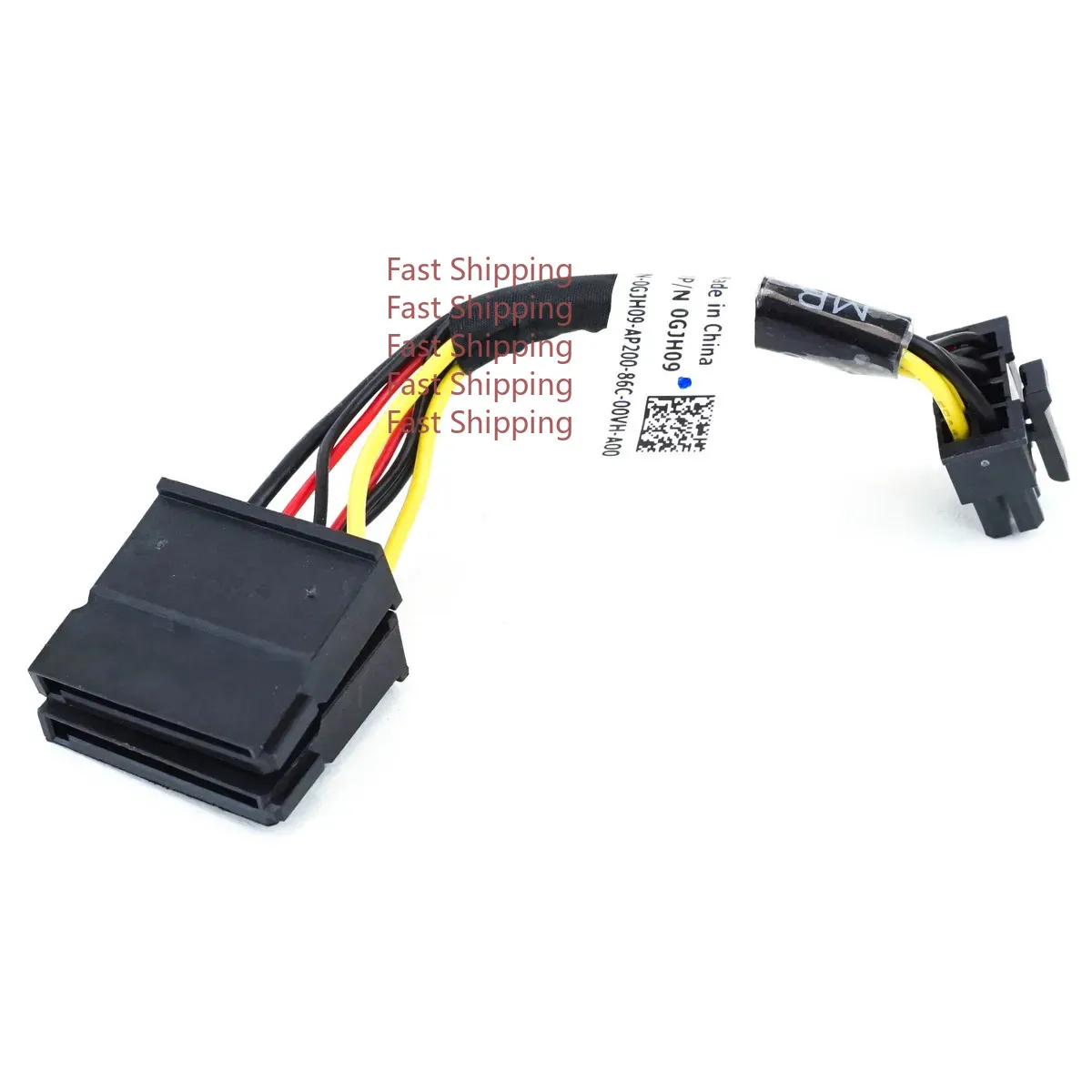 C=For Dell GJH09 PowerEdge R640 Riser 1 Internal Additional SATA Power Cable 0GJH09