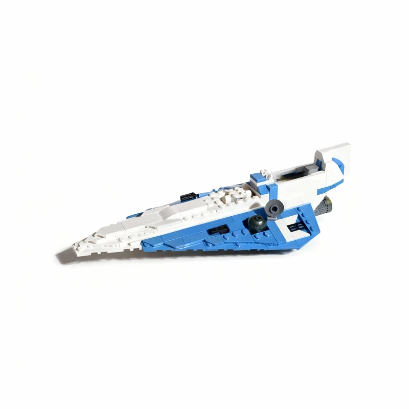 315pcs MOC Qui Gon Jinn S Delta 7 Starfighter Star Battle Model Building Blocks Construction Toys Christmas Gifts Brick Kids view 3