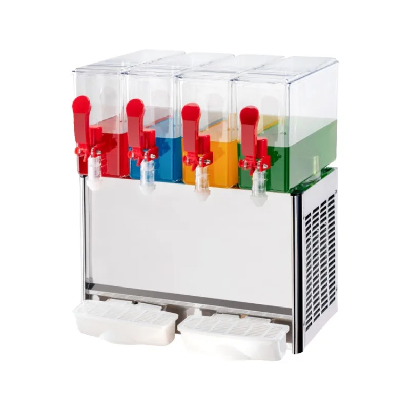 Double-cylinder three-cylinder single-cooled and double-temperature juicer, mixing spraying cooler, in stock