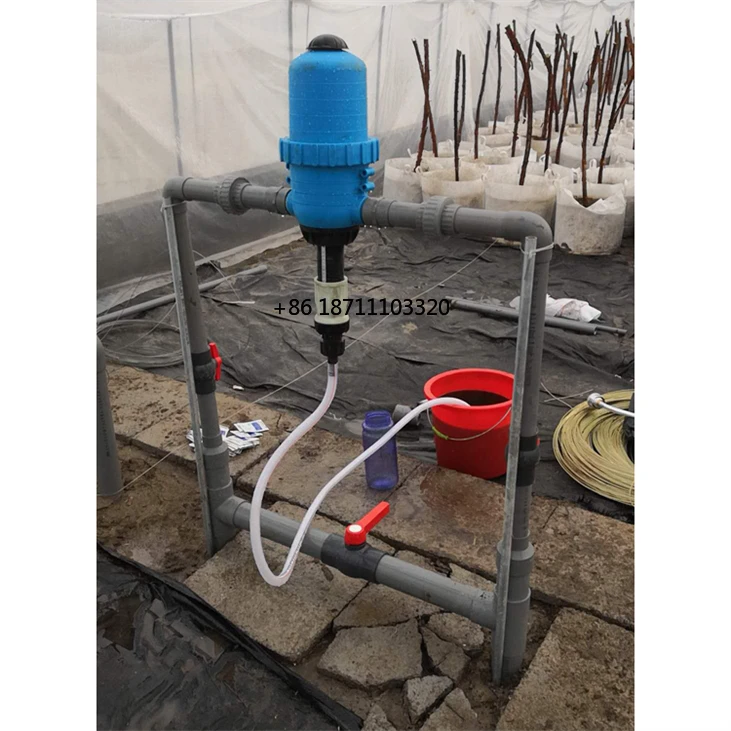 Water Driven Fertilizer Injector Pump Fertigation Dispenser Comparable Dosing Pump Chemical Injector Machine