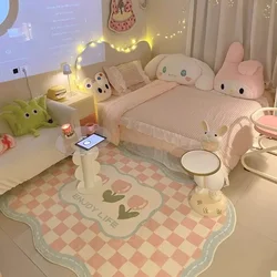 Cute Shaped Flower Bedroom Bedside Mat Home Girly Living Room Coffee Table Rugs Cloakroom Leisure Area Carpets Ковер Tapis 러그