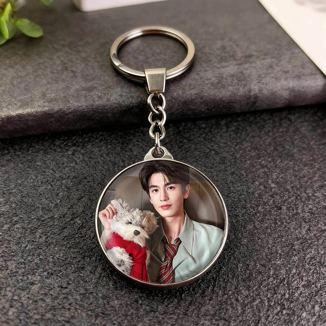 Zhang Linghe Keychain Glass Cute Bag Pendant Bag Charm Small Daily Gift