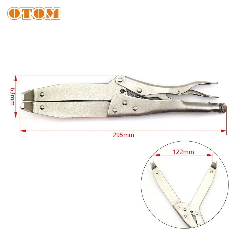 OTOM Motorcycle Clutch Flywheel Holding Pliers Clutch Hub Holder Wrench Repair Removal Puller Universal For ATV UTV HONDA KTM YZ