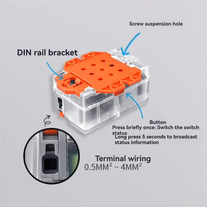 Умный переключатель ABUO-For M5stack Wi-Fi, один провод под напряжением, чип ESP32-C6, пульт дистанционного управления, энергоэффективная домашняя автоматизация