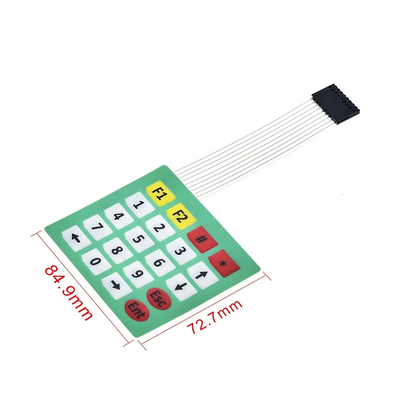 아두이노 스마트카용 매트릭스 어레이 매트릭스 키보드, 멤브레인 스위치 키패드, 4x4, 12, 16, 20 키, 1x4, 3x4, 4x4, 4x5, 신제품