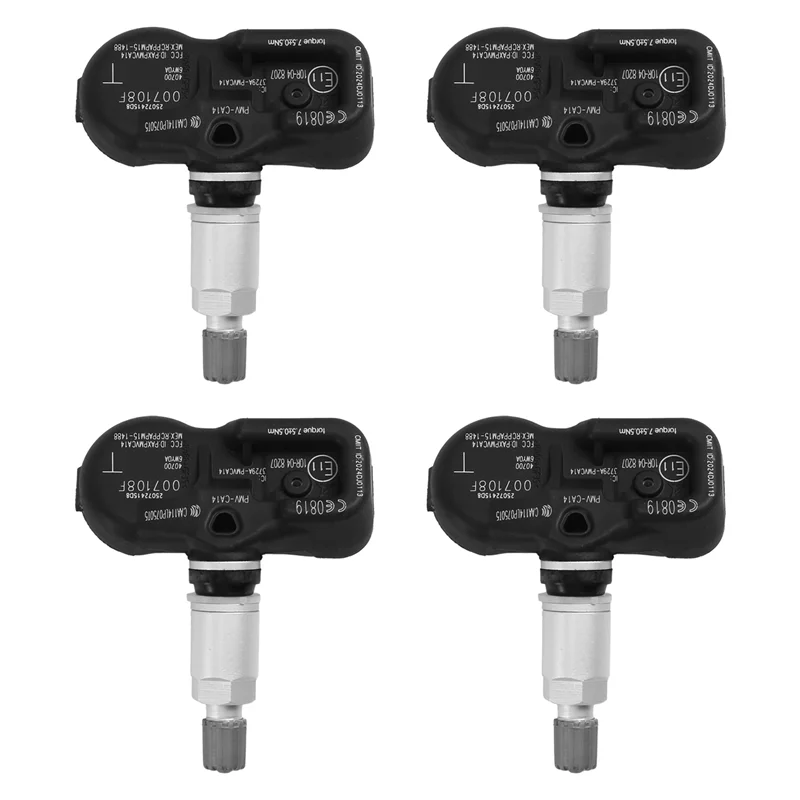 

AB96-For Nissan Altima Kicks 2014-2025 For Infiniti QX50 QX55 QX60 QX80 4Pcs Car Tire Pressure Sensors 40700-6WY0A 407006WY0A