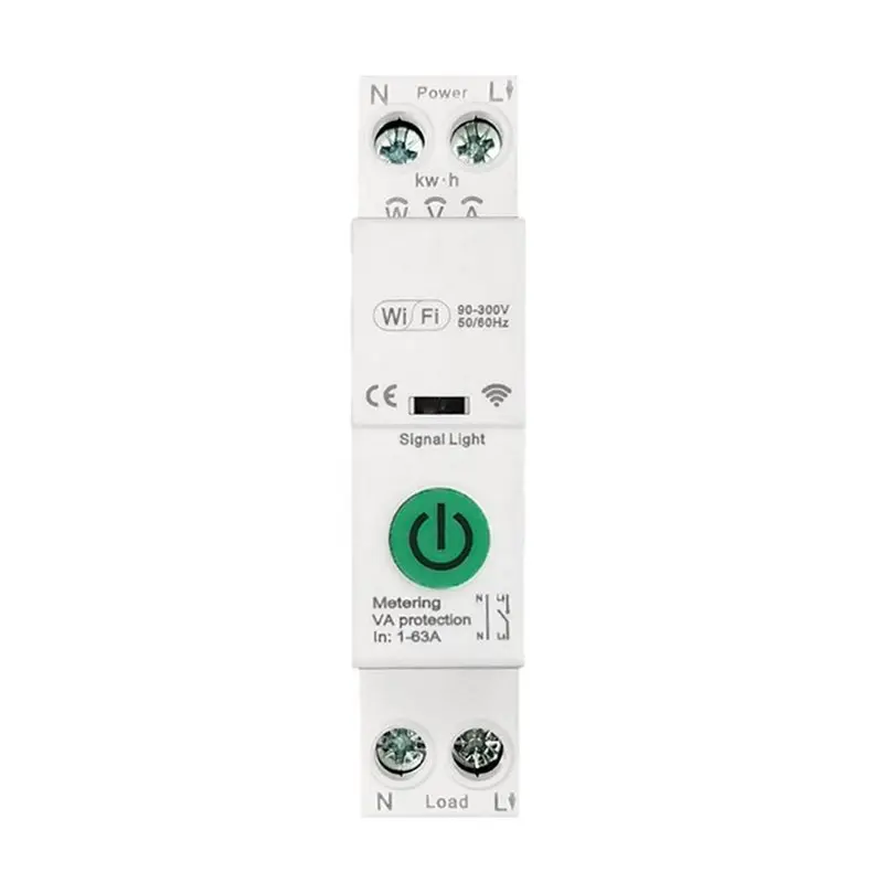 

A25P Circuit Breaker Tuya Smart Wifi Switch Timer Overload Protect Switch Timing Overcurrent And Undercurrent Protection