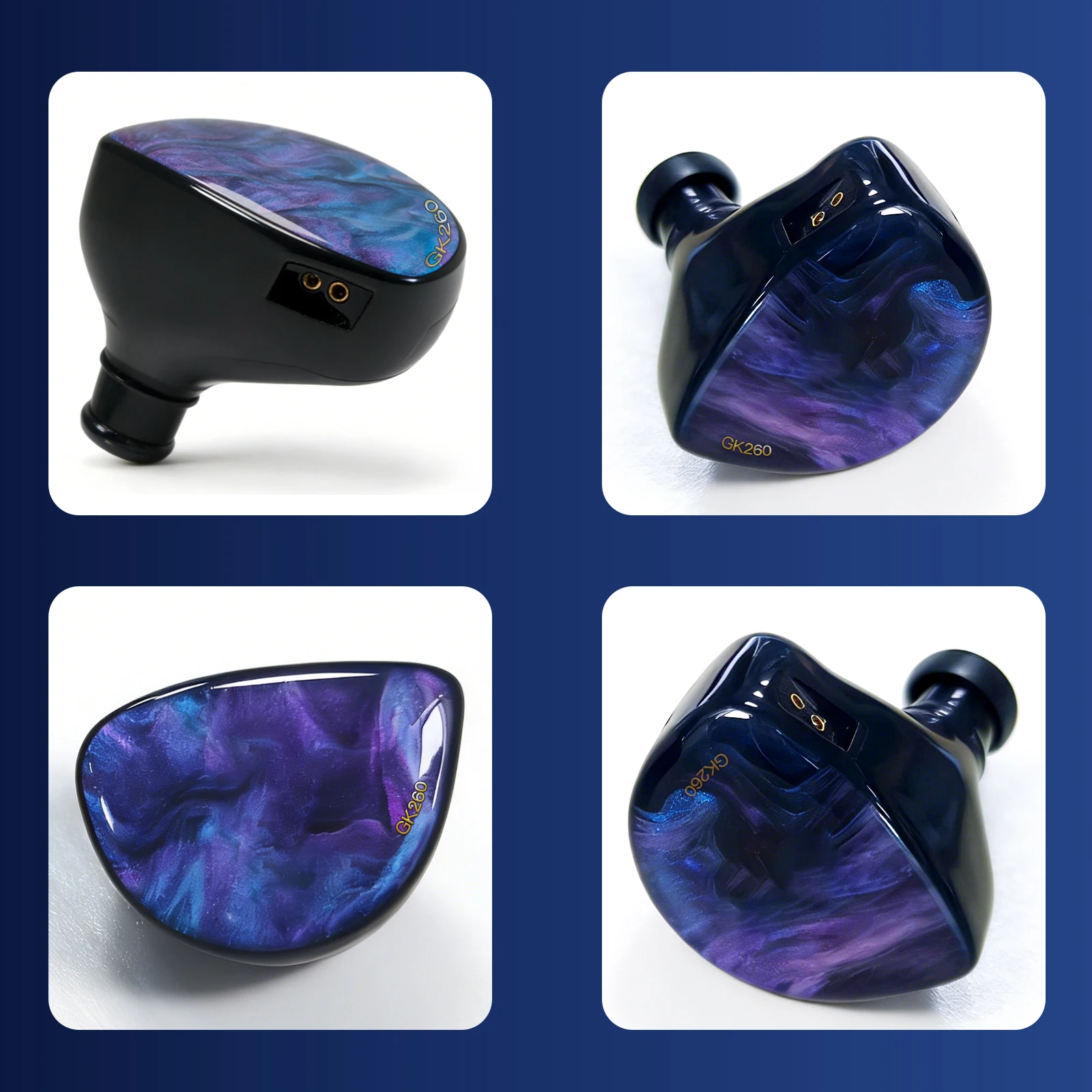 

Наушники-мониторы GEEK WOLD GEEKWOLD GK260 с 4 BA+4 пьезо+2 планарными+2 динамическими излучателями, флагманские Hi-Fi внутриканальные проводные наушники с 12 драйверами