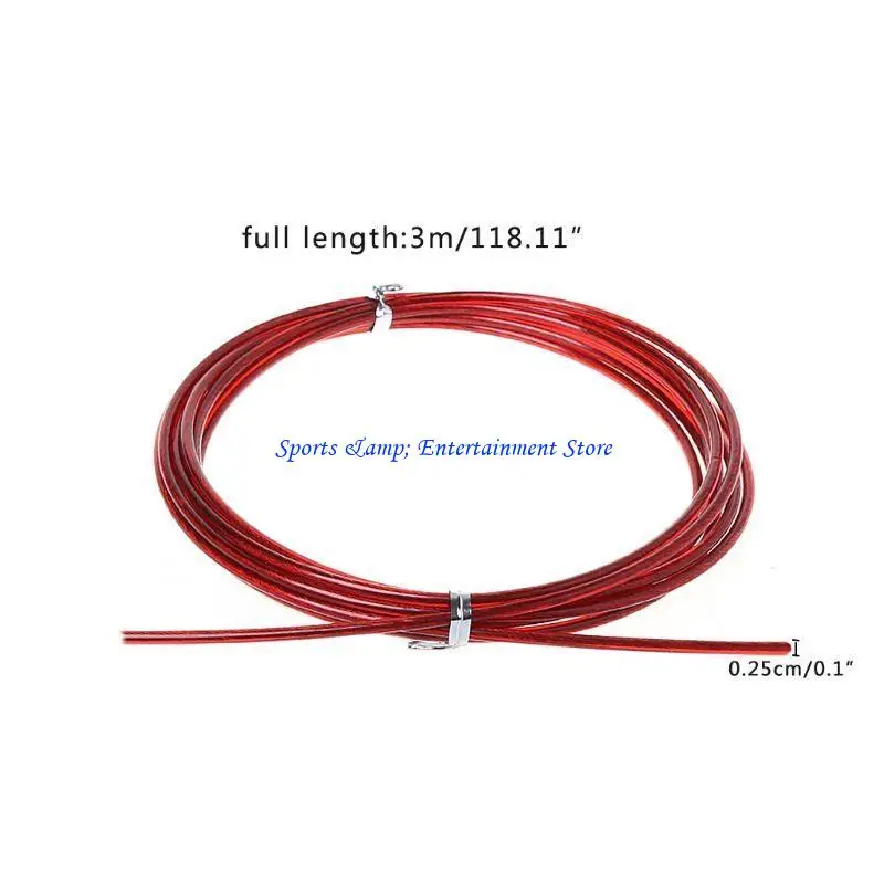 G7NF Steel Wire for w/ Screw for Jump Ropes for 3m Spare Fitness Rope Replaceable Wir