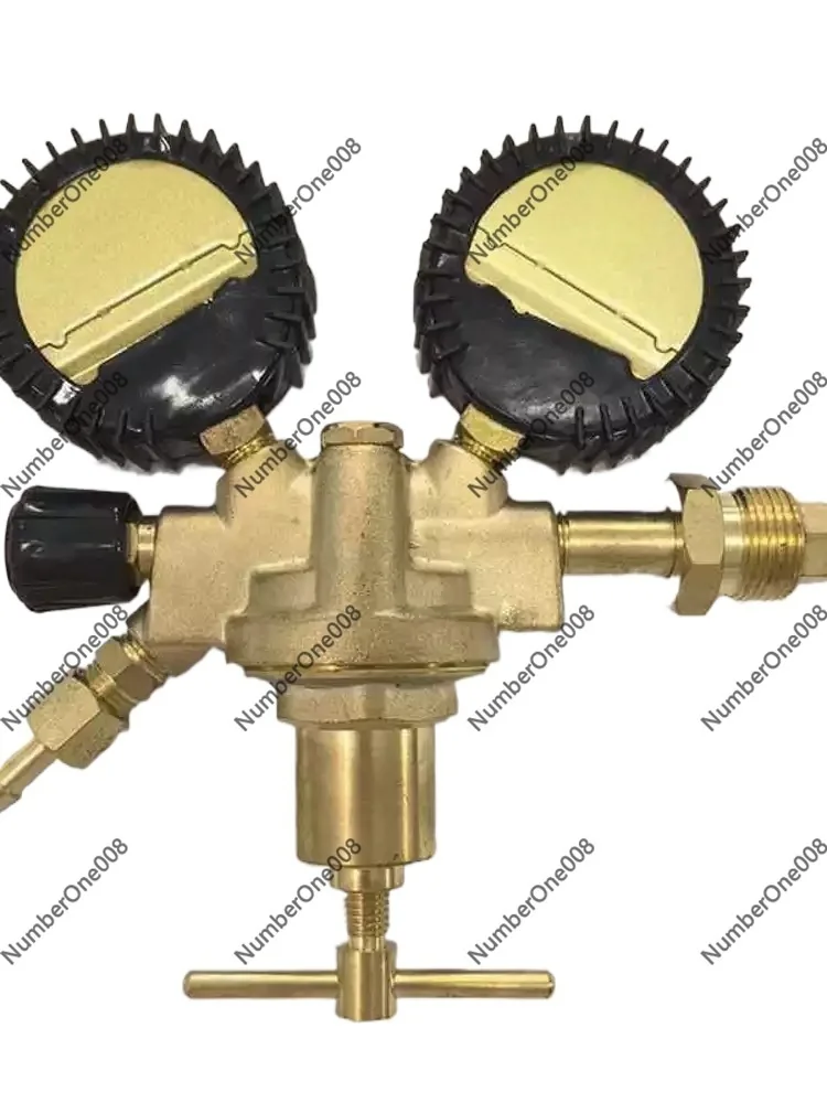 High Pressure Nitrogen Regulator, 70Bar Outlet Pressure Reducer for HVAC, European Style Air Conditioner Fluorinated Tool