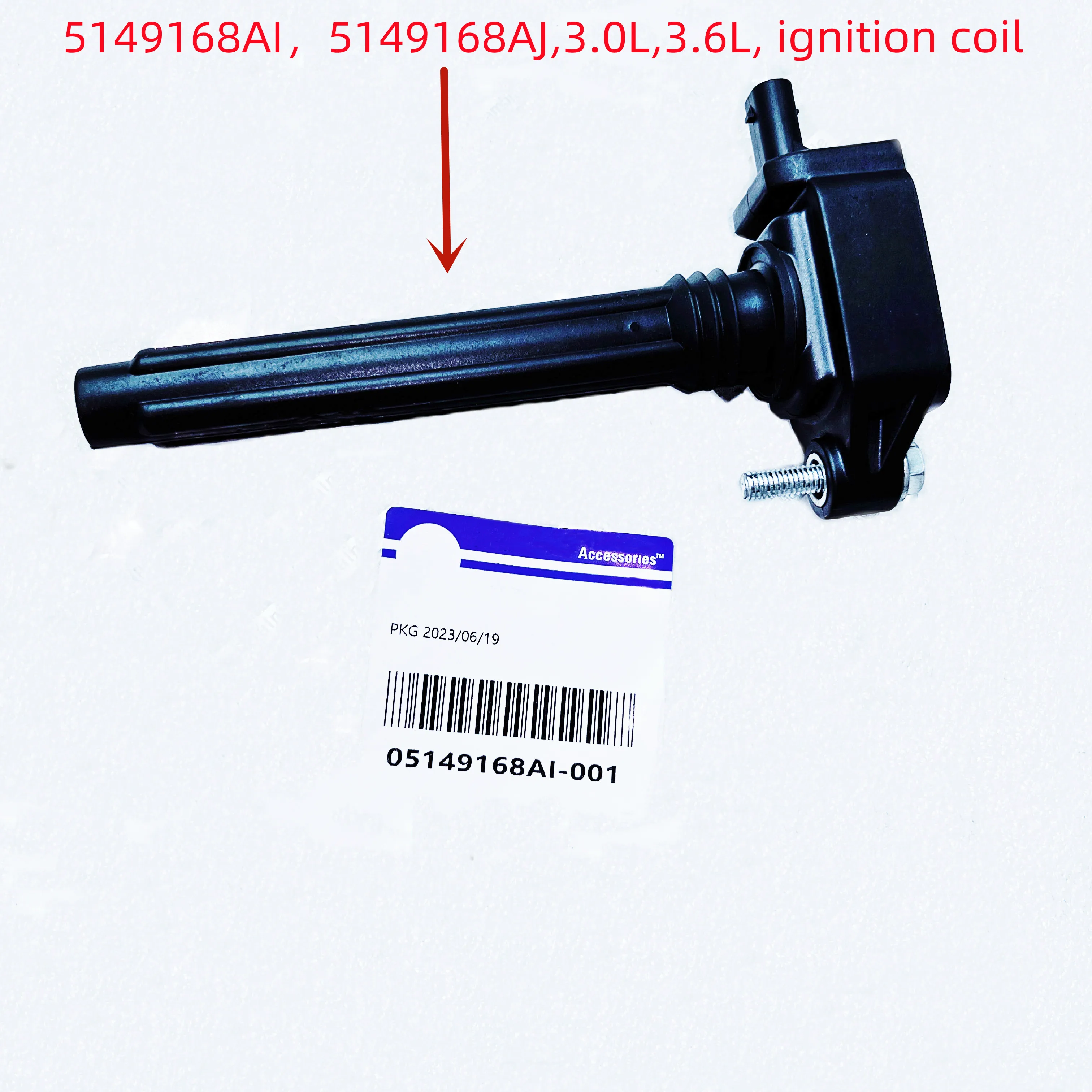

WAP02 Ignition Coil ,5149168AJ, 5149168AI,Suitable For: 3.6L, 3.2L, WranglerJK,GrandCherokeeWK, Challenger,Journey,JC, 2011-2025