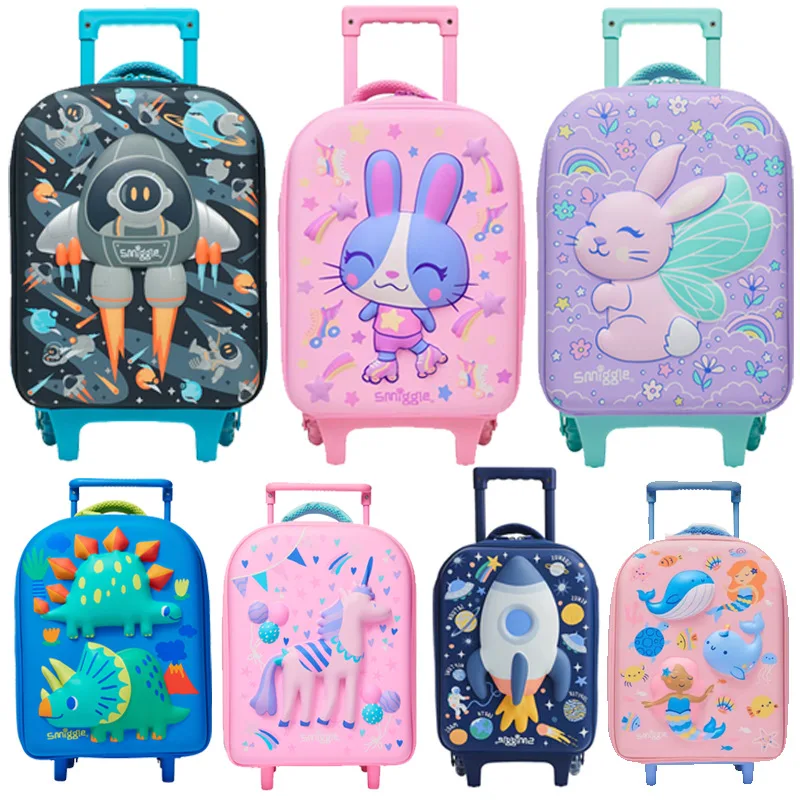 

Smiggle Children's Luggage Australian Designed Travel Suitcase Elementary School Student Pulling Box Baby Storage New Model