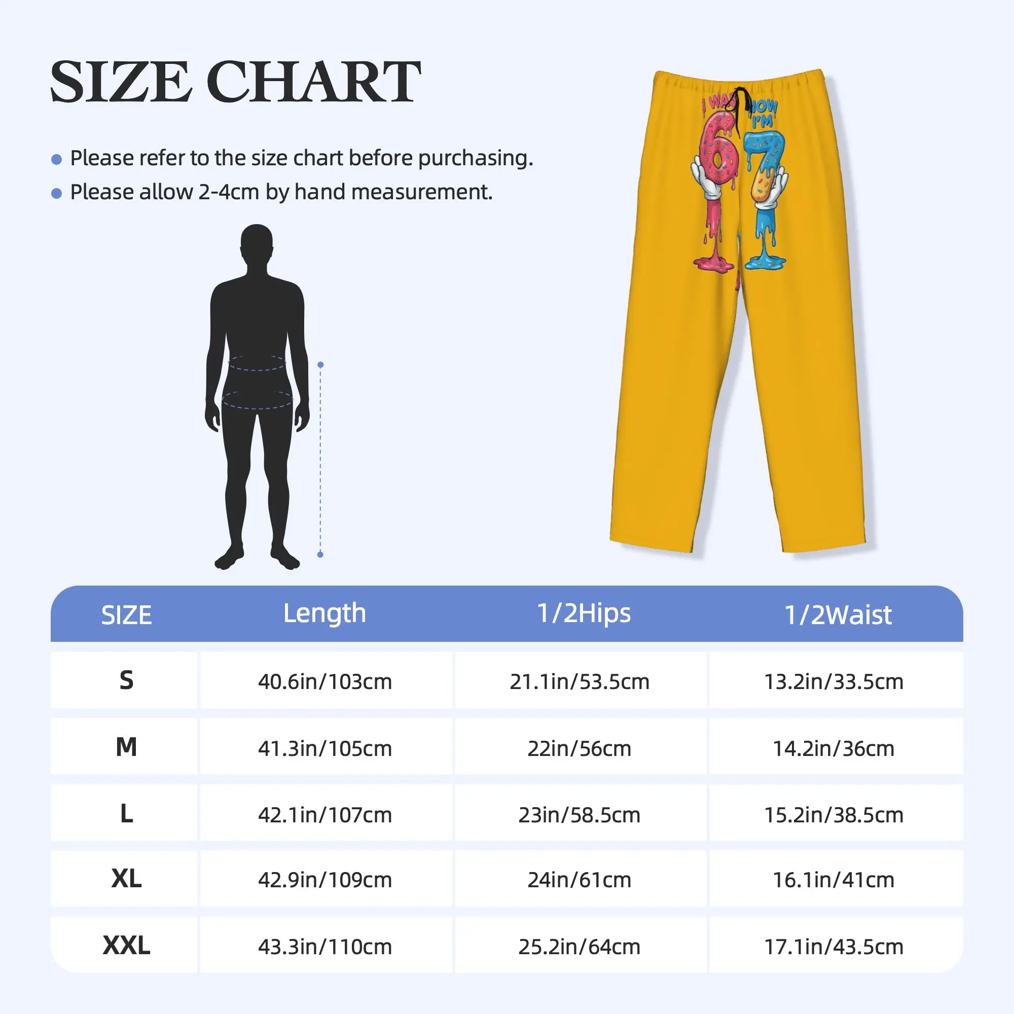 Custom Funny Sixty Seven  Pajama Pants Sleepwear for Men Elastic Waistband  Sleep Lounge Bottoms with Pockets view 5