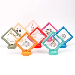 Jewelry Display Elastic Box Transparent PE Film Ring Earring Case Bracelet Necklace Storage Box Non-oxidized for Jewelry 1 Pcs