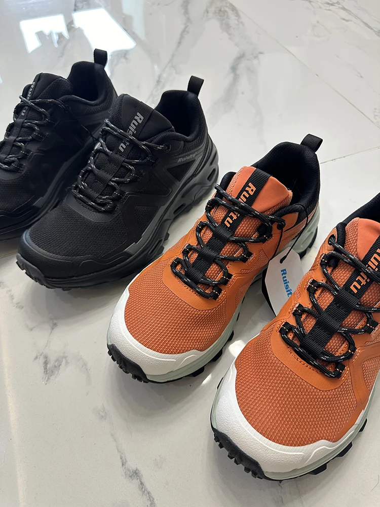 

Lightweight Sporty Men's Casual Shoes Outdoor Trail Running Shoes Anti-slip Soft Elastic Thick Bottom Wear-resistant Shoes