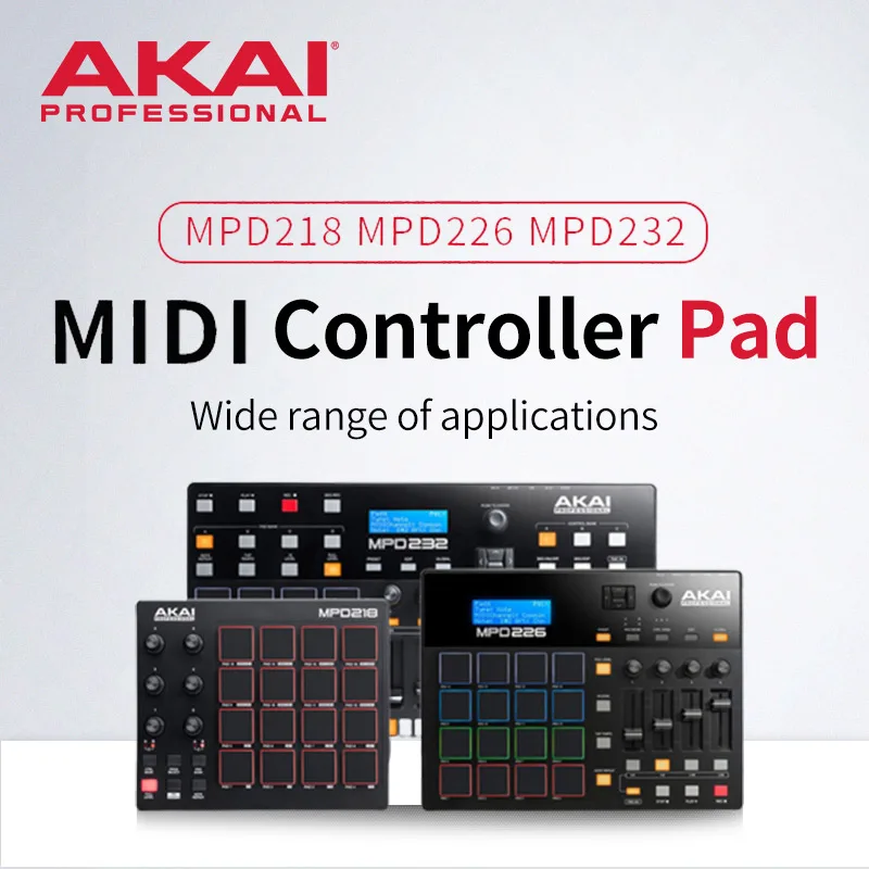 Akai profesjonalna klawiatura midi MPD218 elektroniczny syntezator muzyczny kontroler muzyki fortepianowej Pad perkusyjny