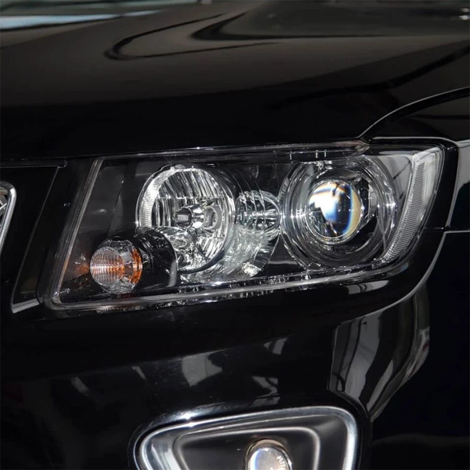 For Jeep Compass 2011 2012 2013 2014 2015 2016 Auto Accessory Car Base Head Lamp Shell Rear Lamp Holder Headlights Lights Glass
