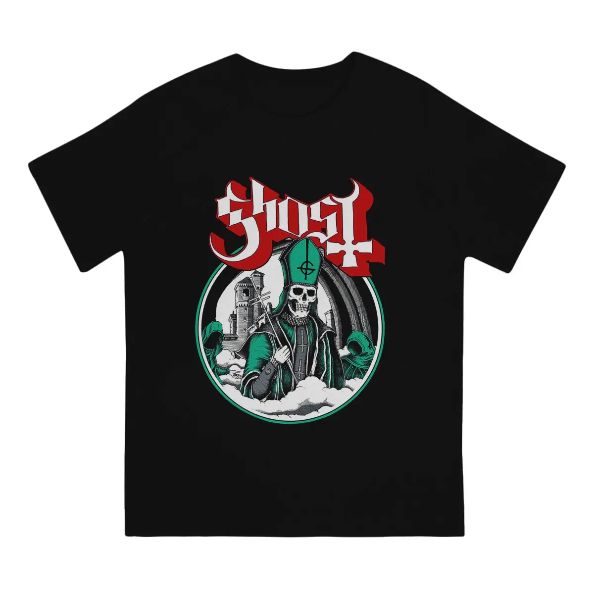 Papa Emeritus Ghost Ghost B C Men T Shirts Ghost BC Fashion Tees Short Sleeve Crew Neck T-Shirts Cotton Party Tops