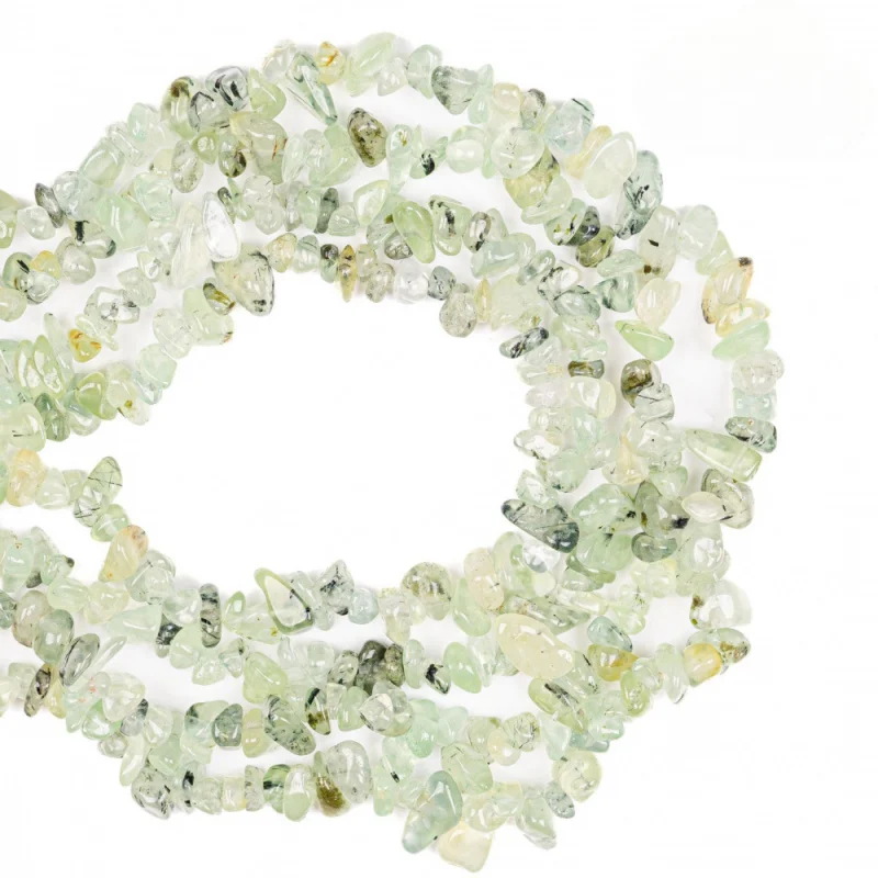

Ice Crystal Green Peridot Jade Loose Beads Natural Stone Chalcedony Women Girls DIY Jewelry Making Design For Necklace Bracelet