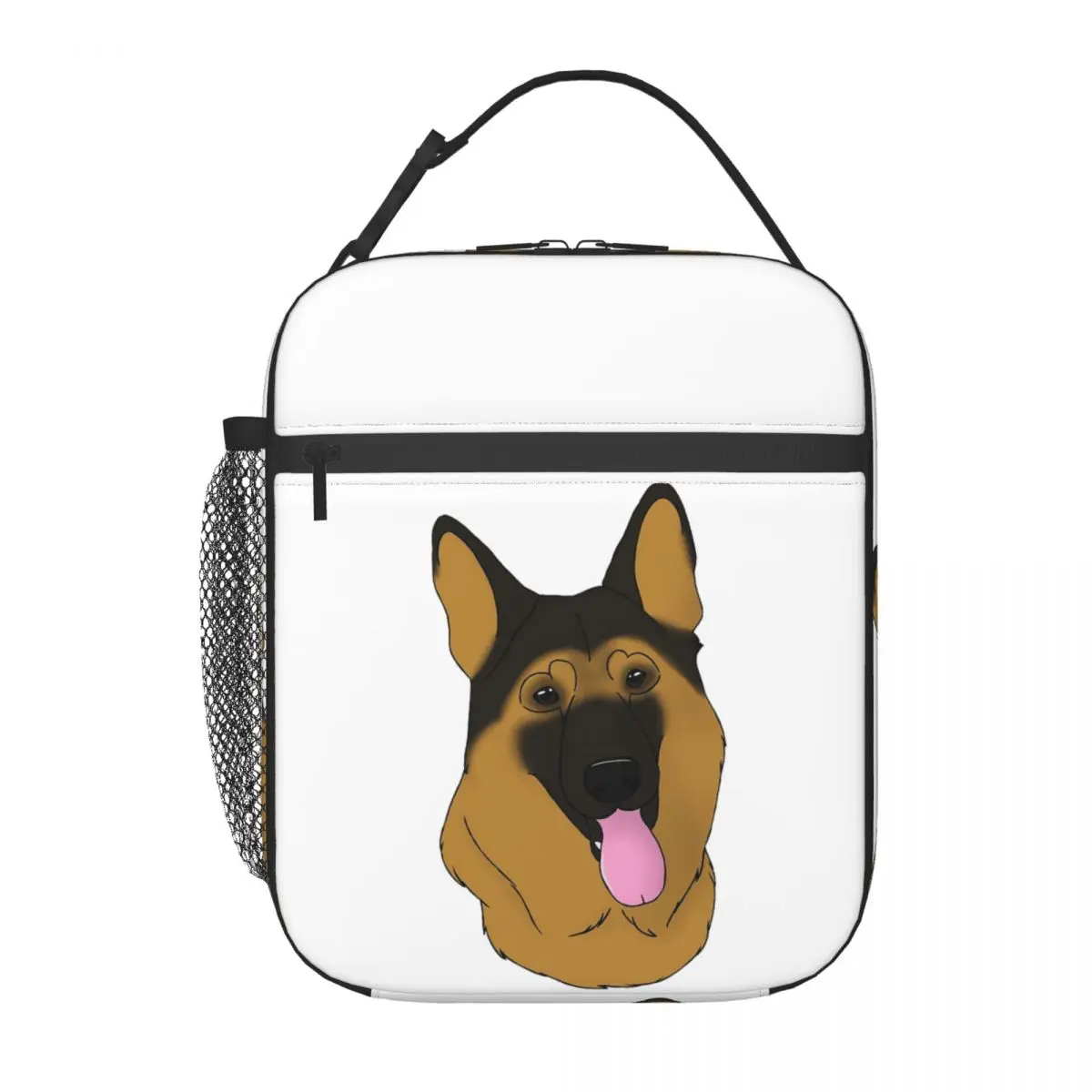 German Shepherd Dog - Black And Tan Insulated Lunch Bag for Women Kids Portable Food Boxes Thermal Lunch Box Tote