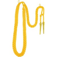 Golden Shoulder Wire Cord Army Shoulder Aiguillette Cord Gold Military Honor Cord Traditional Shoulder Badge with 2 Tips